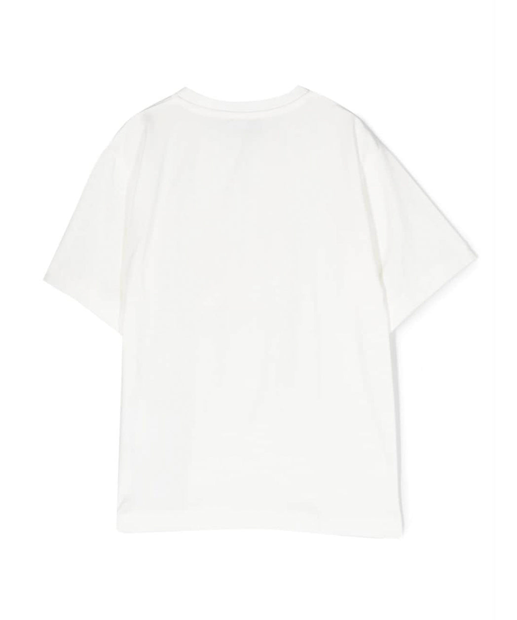 T-shirt Teddy Bear Moschino Kids: Dolcezza in Bianco per le Piccole Fashion Icon