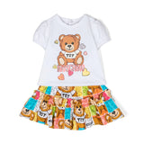Moschino Kids Completo T-Shirt e Gonna per Neonate