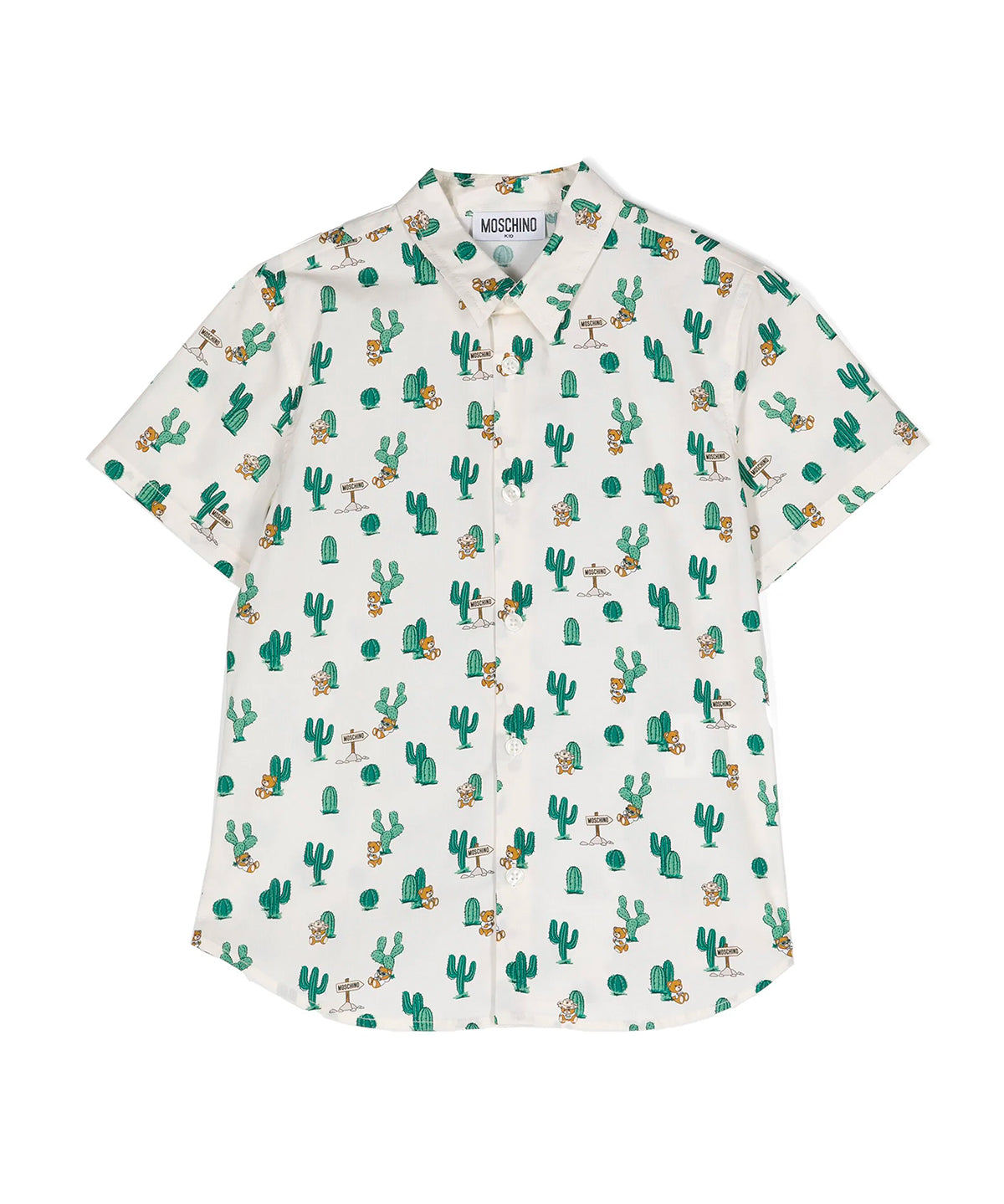 Moschino Kids Camicia Fantasia Toy Cactus per Bambini