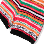 Msgm Kids Short Crochet Multicolor per Bambine