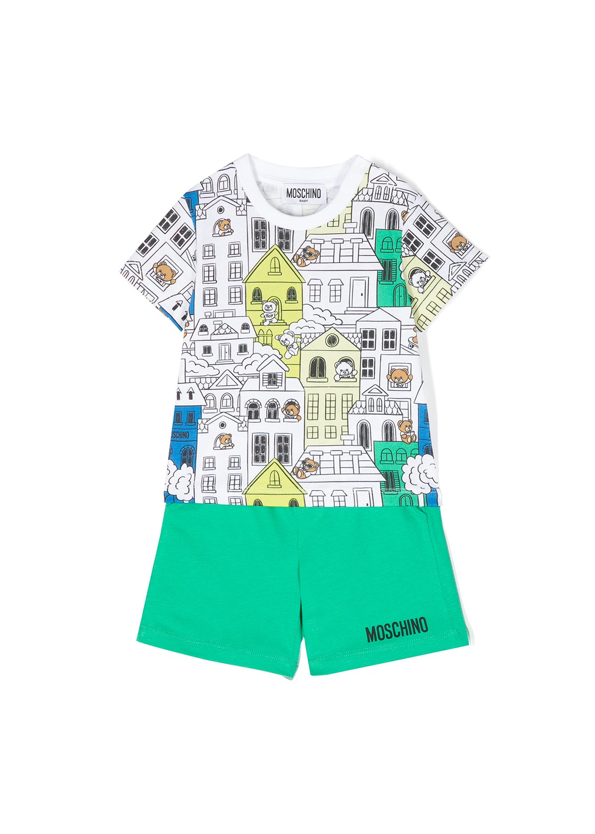 Moschino Kids Set Short e T-shirt per Neonati