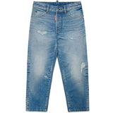 Dsquared2 Kids Jeans con Rotture e Fit Morbido