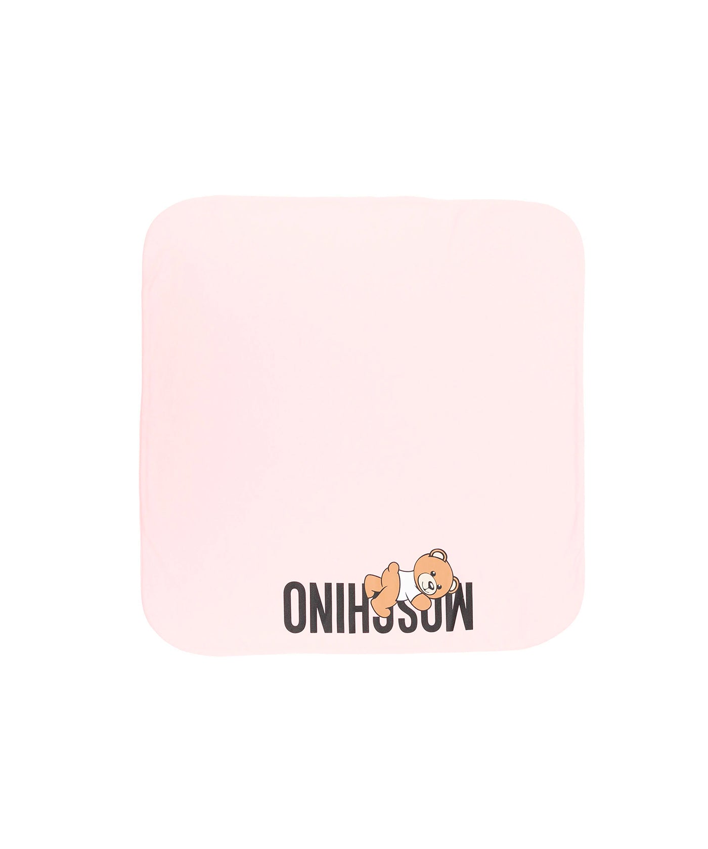 Moschino Kids Coperta Rosa con Stampa
