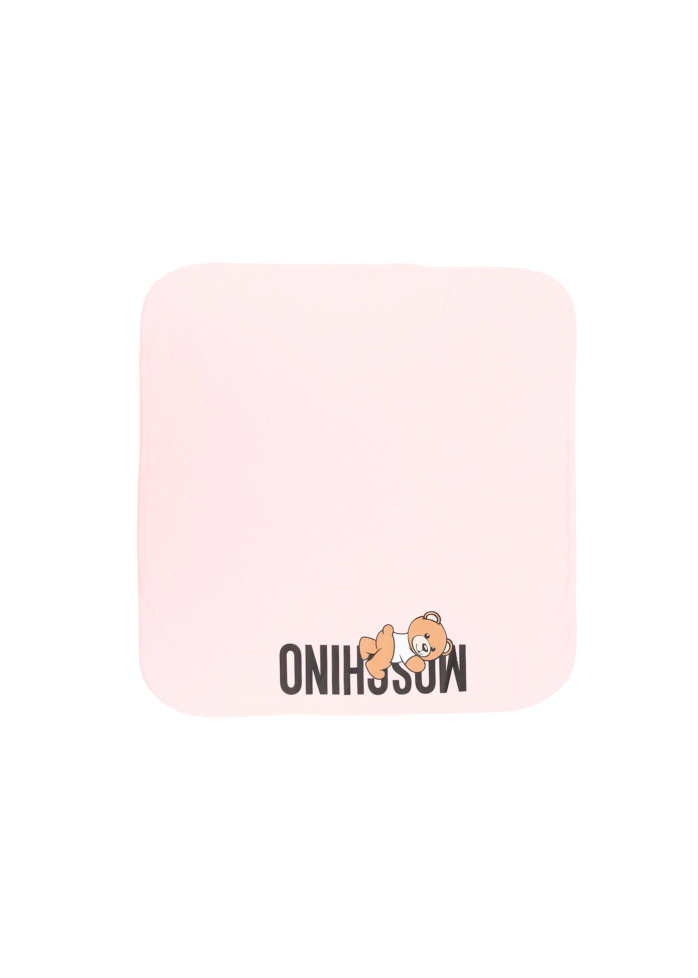 Moschino Kids Coperta Rosa con Stampa