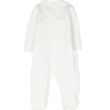 Moschino Kids White Romper with Leo Teddy Motif