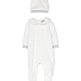 Combinato Moschino Baby Neonato: Dolcezza e Stile in Cielo e Bianco