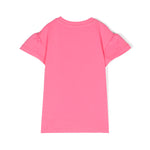Moschino Kids Abito in Felpa Fuxia per Neonate