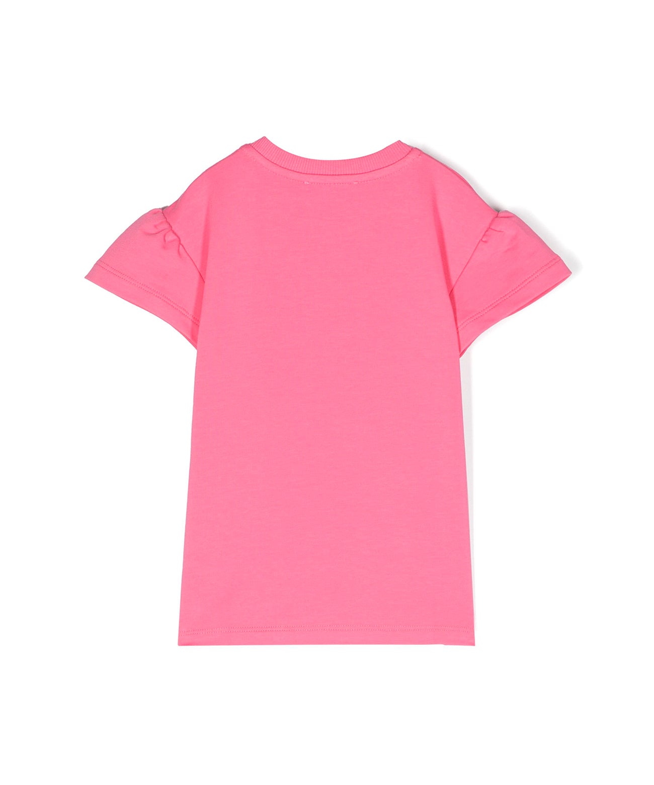 Moschino Kids Abito in Felpa Fuxia per Neonate