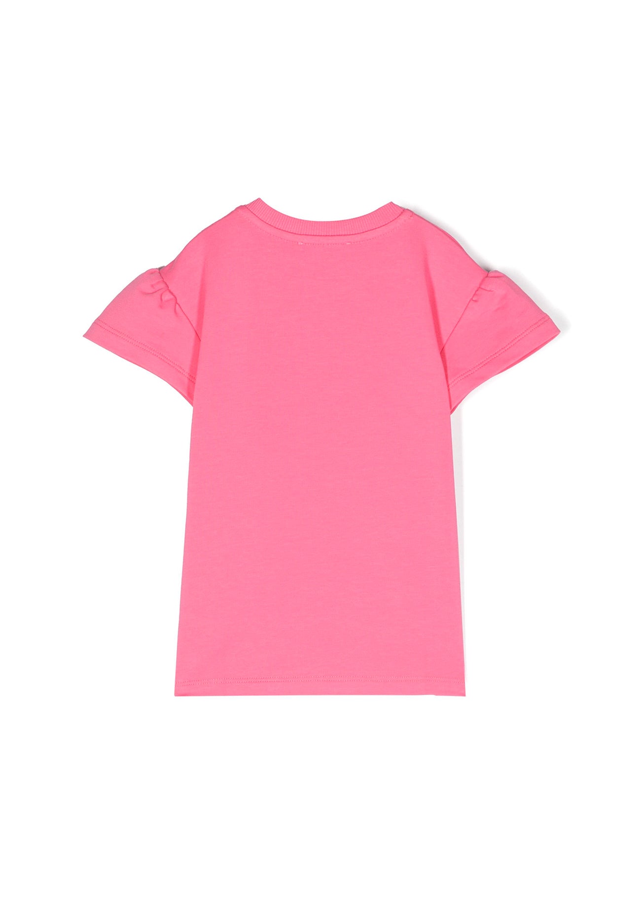 Moschino Kids Abito in Felpa Fuxia per Neonate