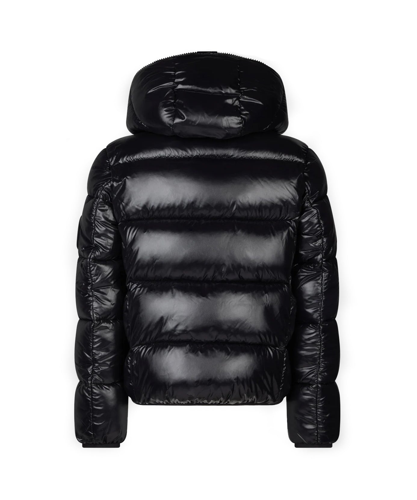 Piumino con Cappuccio SAVE THE DUCK per Bambini: Eleganza Imbottita in Nero con Logo Distintivo