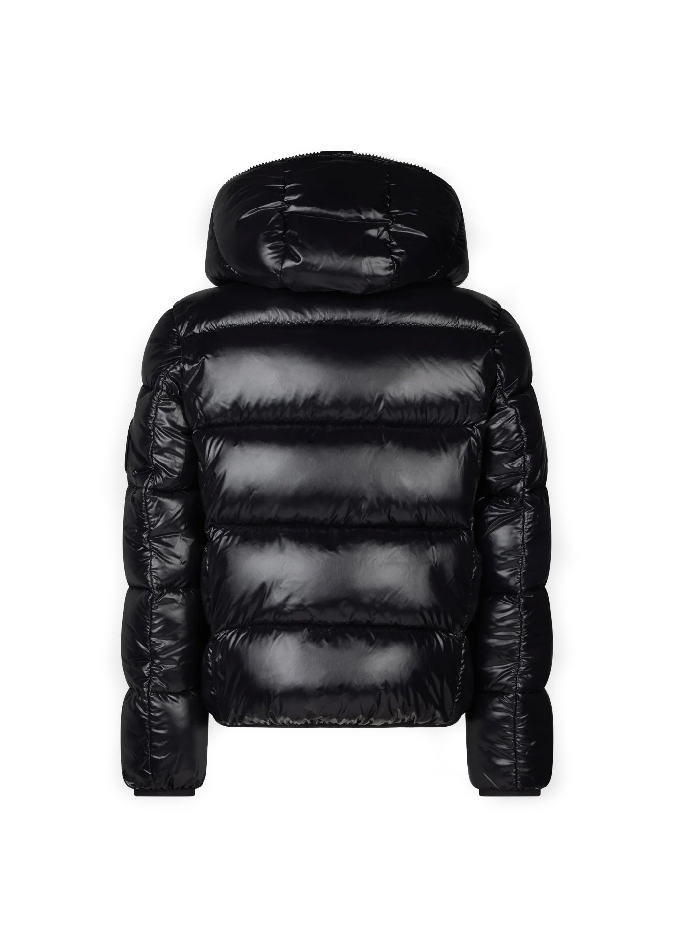 Piumino con Cappuccio SAVE THE DUCK per Bambini: Eleganza Imbottita in Nero con Logo Distintivo