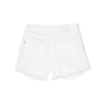 Msgm Kids Short di Jean Cargo Bianco per Bambine