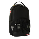Sprayground Kids Zaino Nero Velcro 3 Sharks
