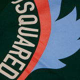 Dsquared2 Kids T-Shirt Verde con Stampa XEROX