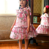 Angel's Face Pink Fantasy Dress for Girls
