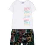 Moschino Kids Completo T-Shirt e Shorts per Bambini