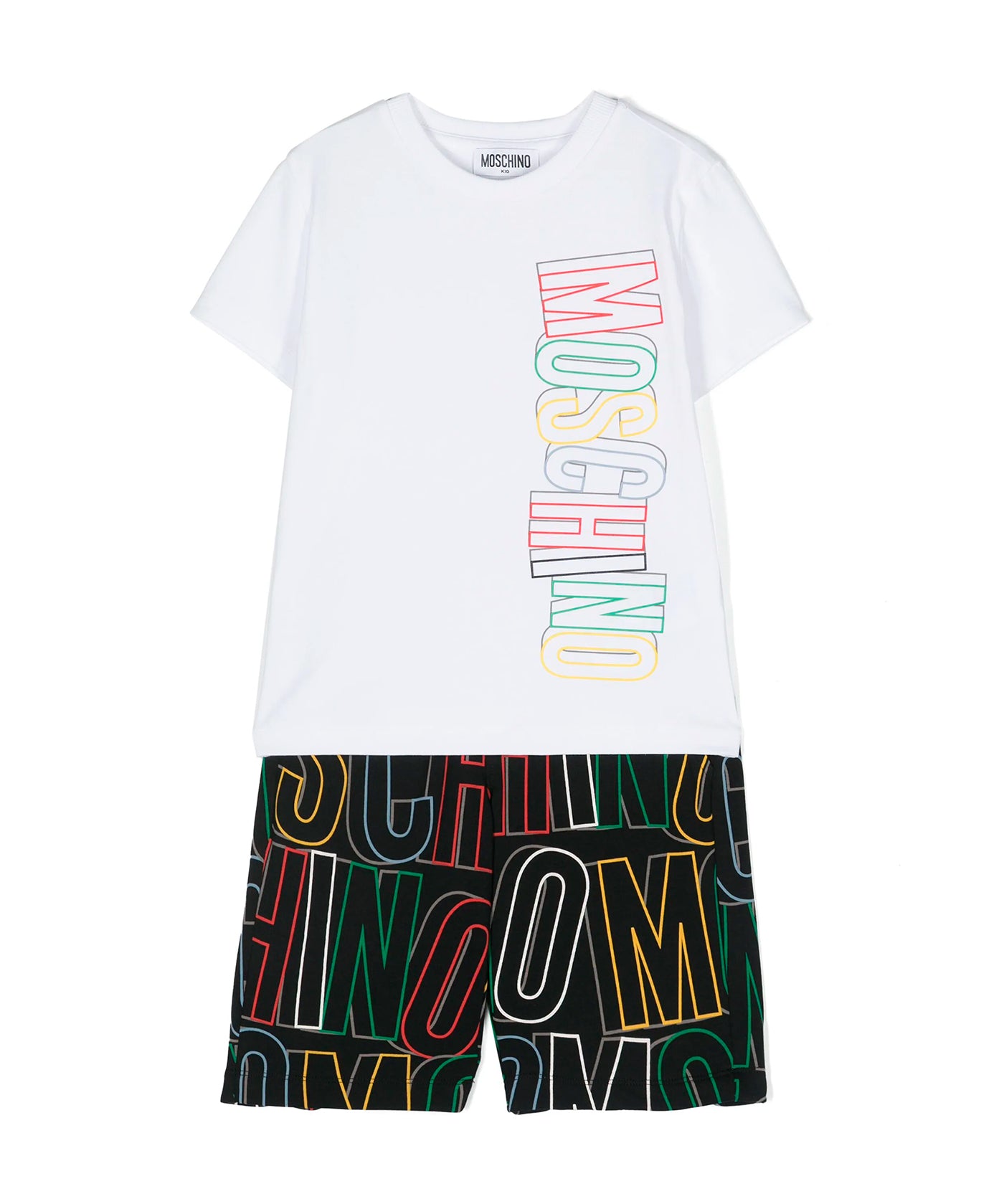 Moschino Kids Completo T-Shirt e Shorts per Bambini