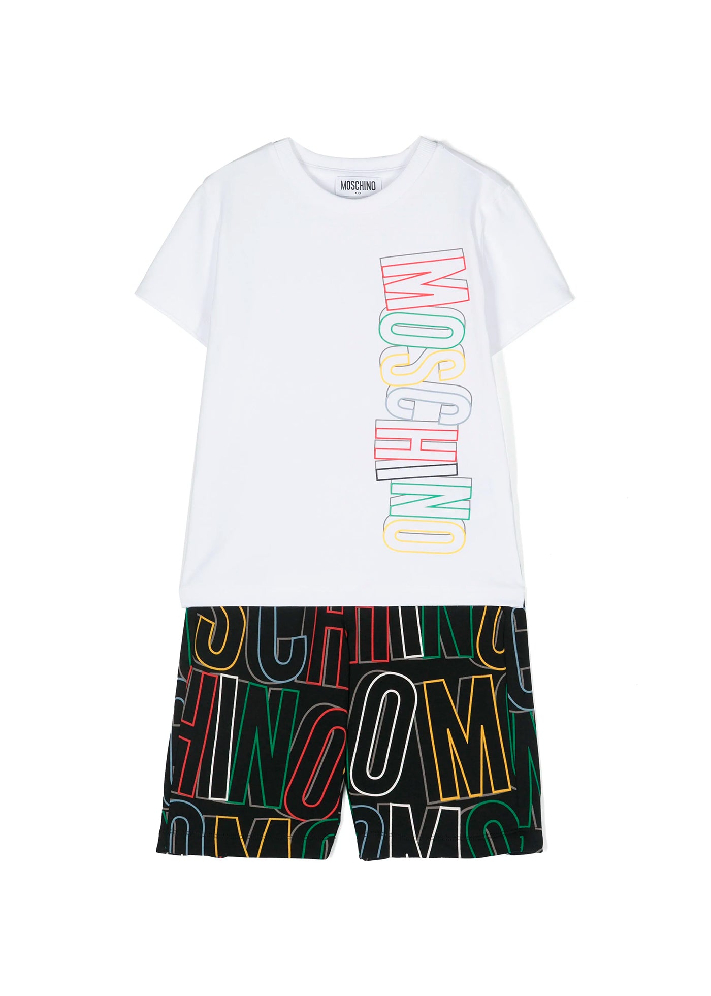 Moschino Kids Completo T-Shirt e Shorts per Bambini