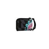 Sprayground Portafoglio con Portamonete Crazy Eyes Nero/Viola