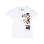 Moschino Kids Abito in Felpa Bianco per Neonate