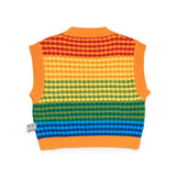 N°21 Kids Gilet Crochet Rainbow per Bambine