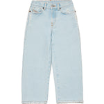 Diesel Kids Jeans Flare Chiaro con Abrasioni per Bambine (fronte)
