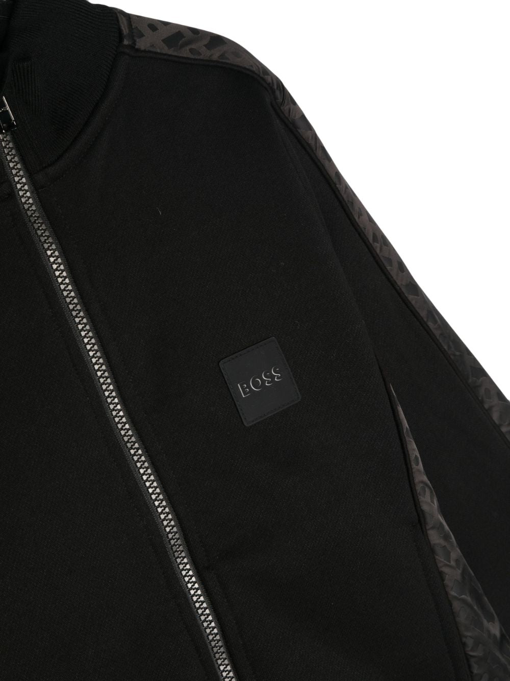 Felpa con Zip e Pannelli Monogramma BOSS per Bambini - Stile Iconico e Comfort Elevato