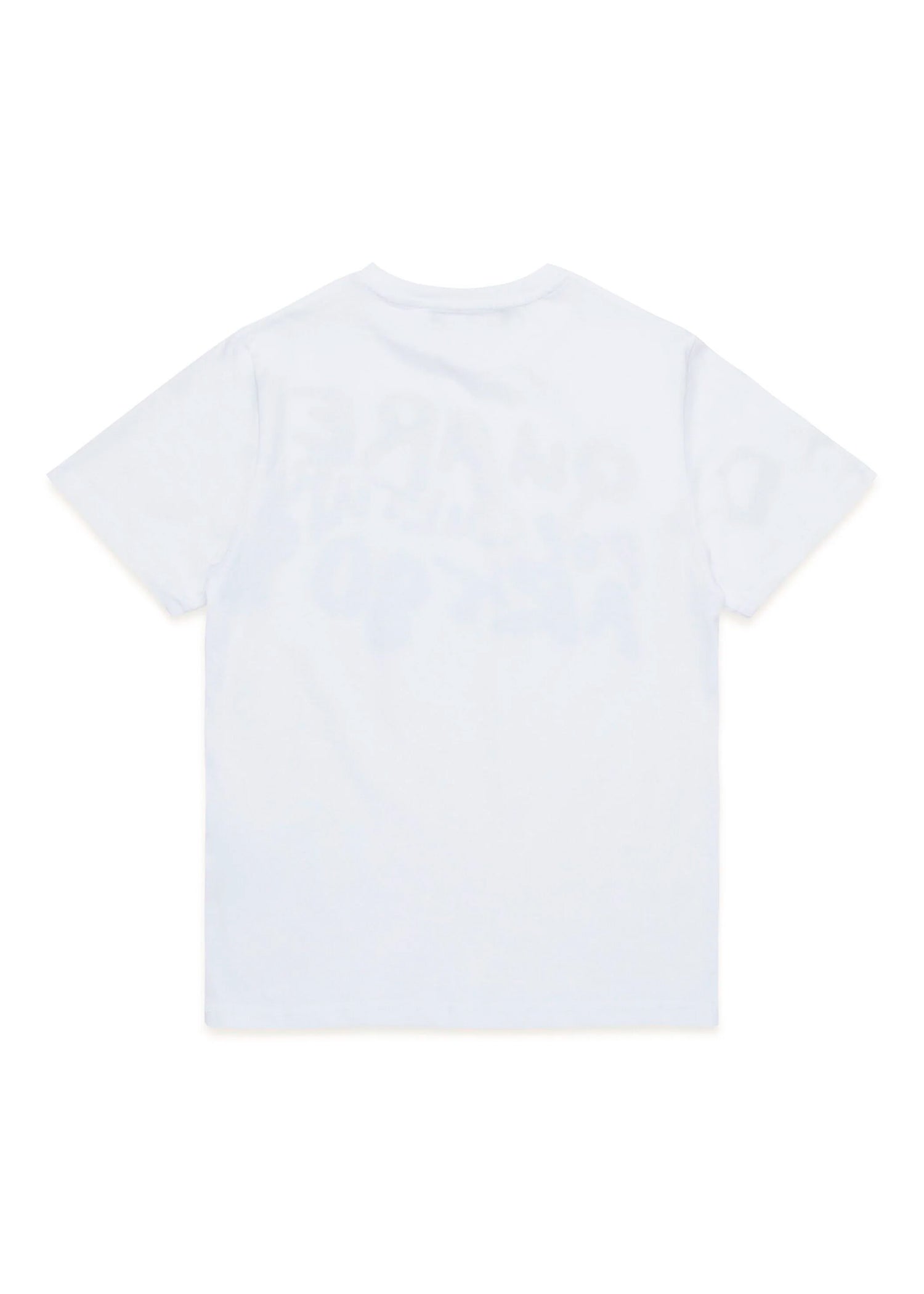 Dsquared2 Kids T-Shirt Bianca con Stampa Pop Culture