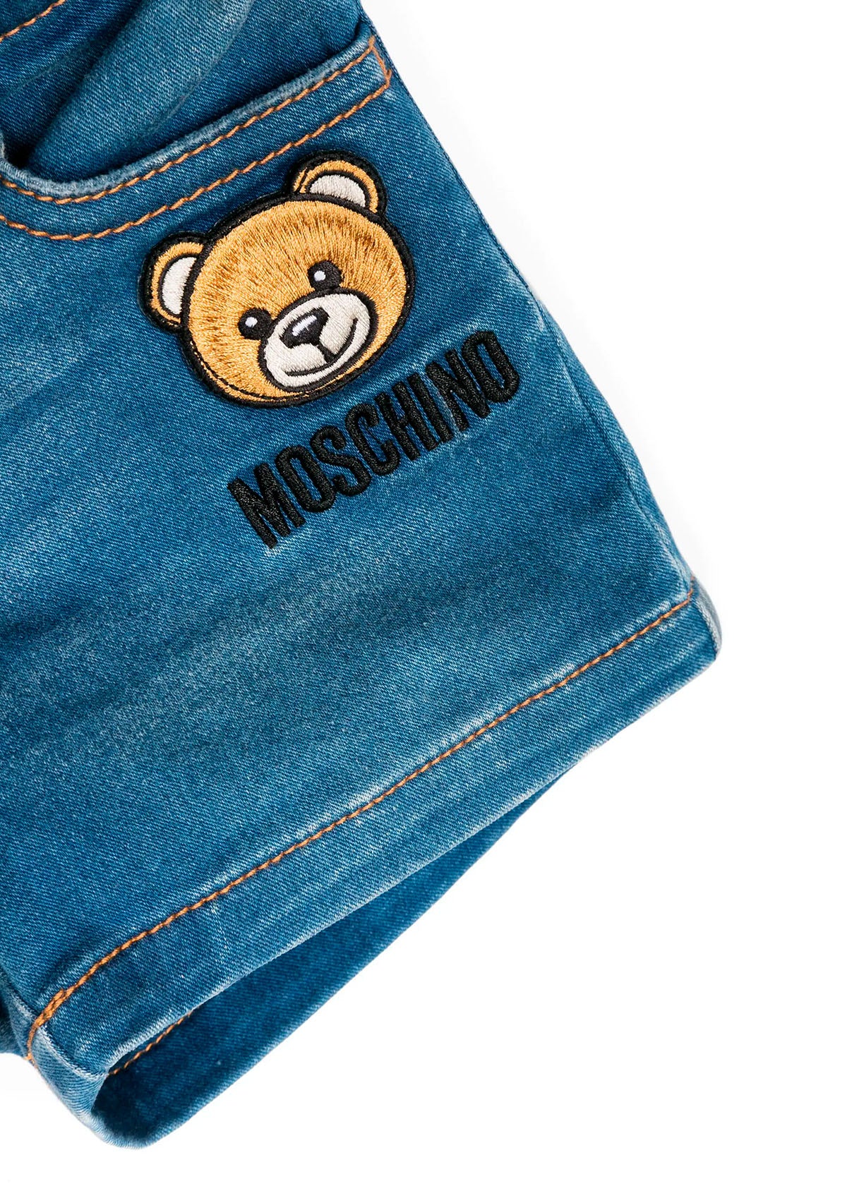 Moschino Kids Shorts di Jeans per Neonati