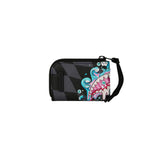 Sprayground Portafoglio con Portamonete Crazy Eyes Nero/Viola