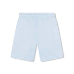 Boss Kids Short Celeste con Stampa Logo per Bambini