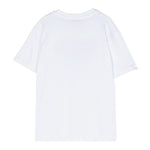 MSGM Kids T-Shirt Bianca con Stampa Logo (retro)