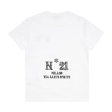 N°21 Kids T-shirt Bianca con Logo N°21 Milano