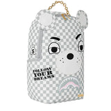 Sprayground Kids Zaino Grigio Couture Bear Backpack