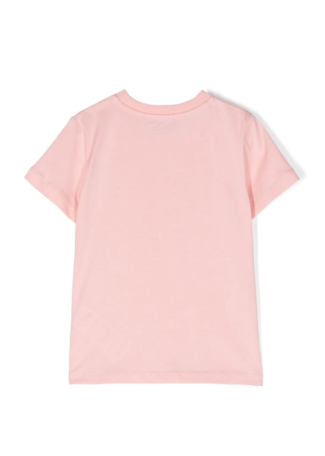 T-shirt Moschino Kids Rosa Chiaro con Teddy Bear: Stile e Dolcezza per le Piccole Principesse"