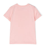 T-shirt Moschino Kids Rosa Chiaro con Teddy Bear: Stile e Dolcezza per le Piccole Principesse"
