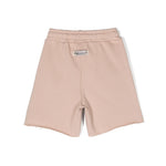 MSGM Kids Bermuda Beige con Effetto Vissuto per Bambini