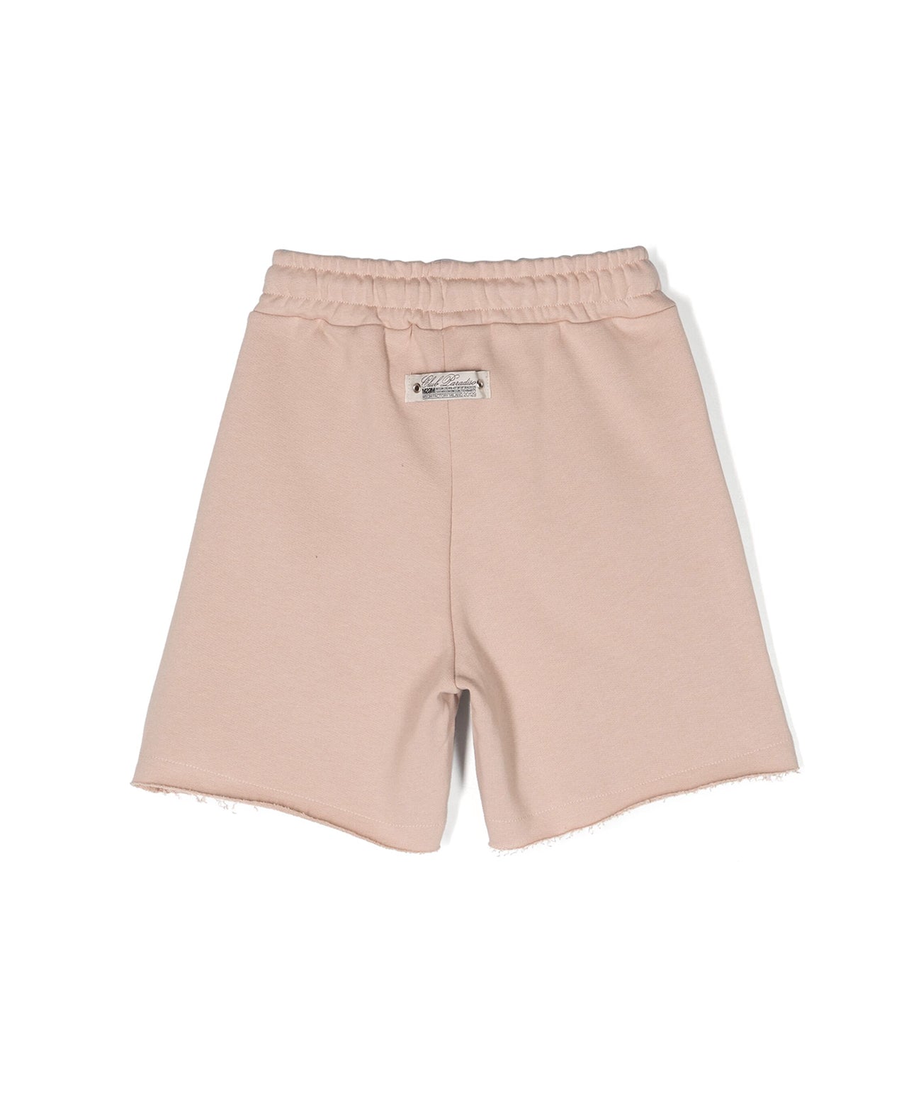 MSGM Kids Bermuda Beige con Effetto Vissuto per Bambini