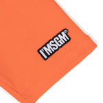 Msgm Kids Ciclista Arancione a Costine