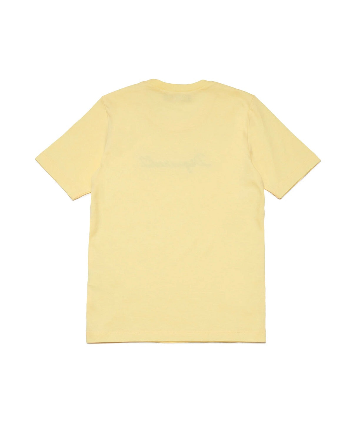 Dsquared2 Kids T-Shirt Gialla con Logo Ricamato per Bambine
