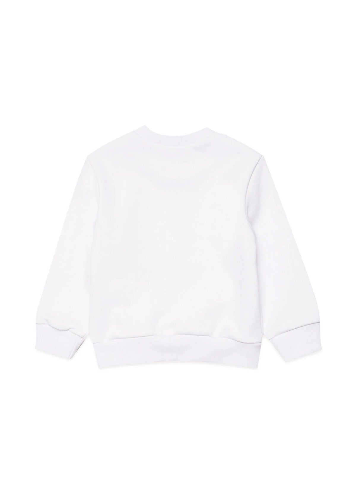 Dsquared Kids Felpa Girocollo Bianca Icon Displaced per Neonati