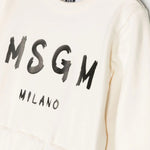 MSGM Kids Abito a Maniche Lunghe con Stampa - Eleganza e Stile per Bambine alla Moda