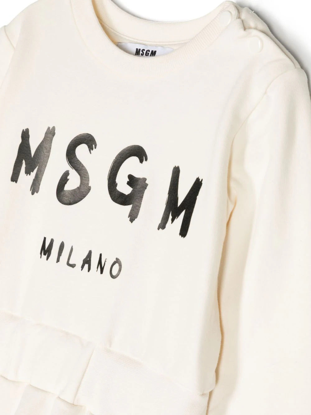 MSGM Kids Abito a Maniche Lunghe con Stampa - Eleganza e Stile per Bambine alla Moda