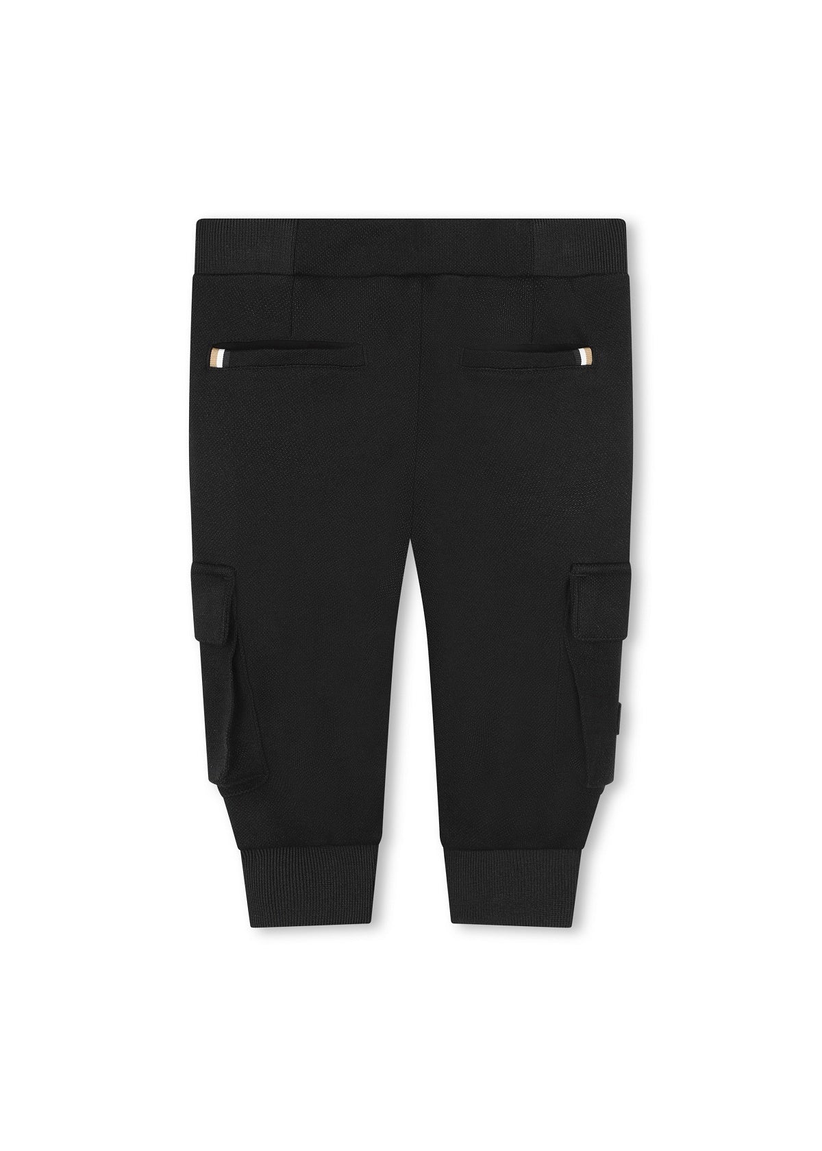 Boss Kids Pantalone jogging con Tasconi Nero