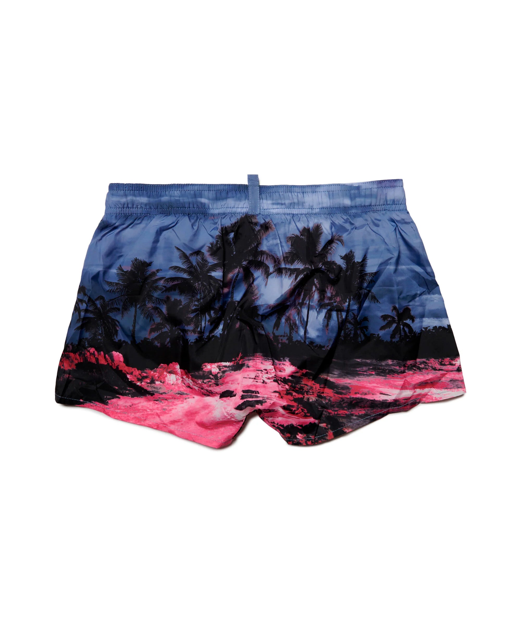 Dsquared2 Kids Costume Boxer Stampa Palme per Bambini