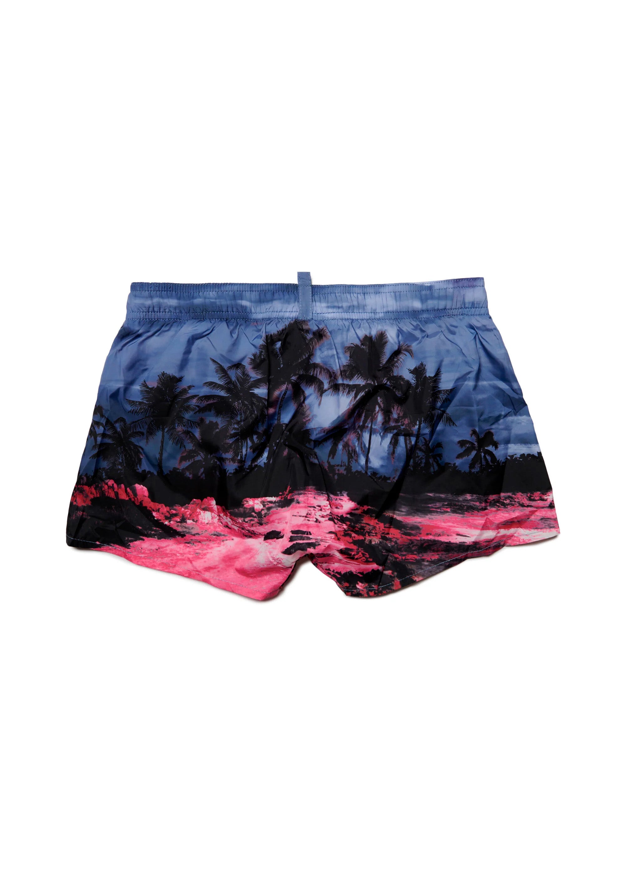 Dsquared2 Kids Costume Boxer Stampa Palme per Bambini