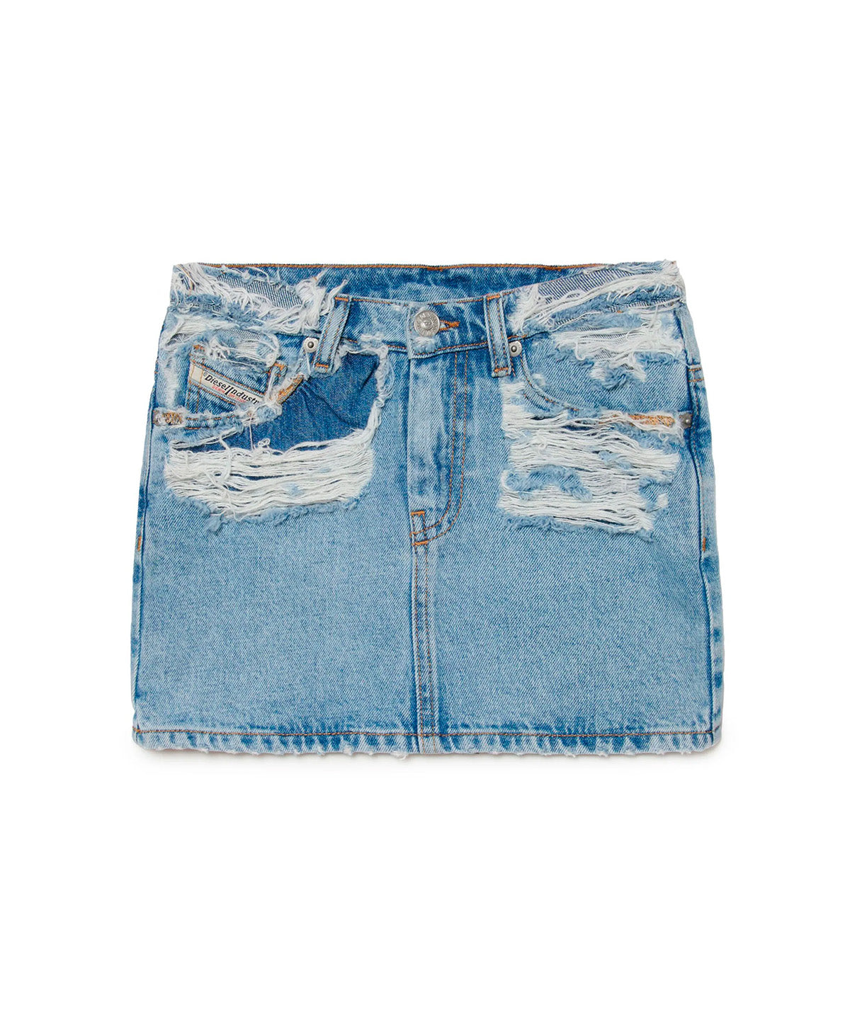 Diesel Kids Gonna Di Jeans con Rotture per Bambine