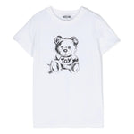Moschino Kids T-Shirt Bianca con Teddy Bear