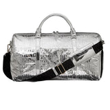 Sprayground Silver Duffel Bag