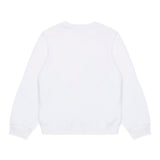 Dsquared2 Kids Felpa Girocollo Bianca con Logo Multicolor Wave